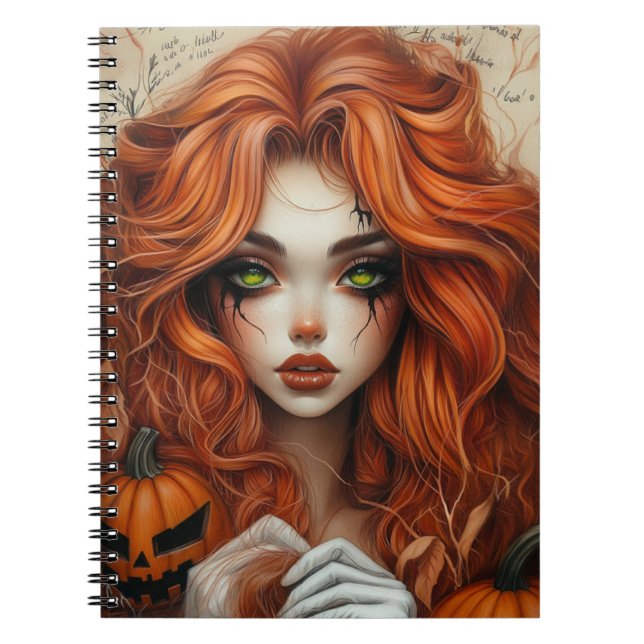 Halloween Witch Notebook (Front)
