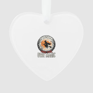 Halloween Witch Own Magic Vintage Shirt Design_1 Ornament