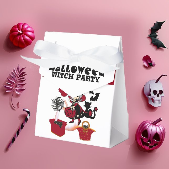 Halloween Witch Party Jack O Lantern Cobweb Spooky Favor Boxes (Halloween Witch Party Jack O Lantern Cobweb Spooky Favor Boxes)