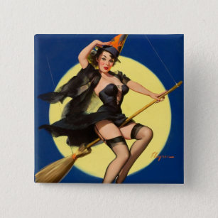 Halloween Witch Pin Up Girl
