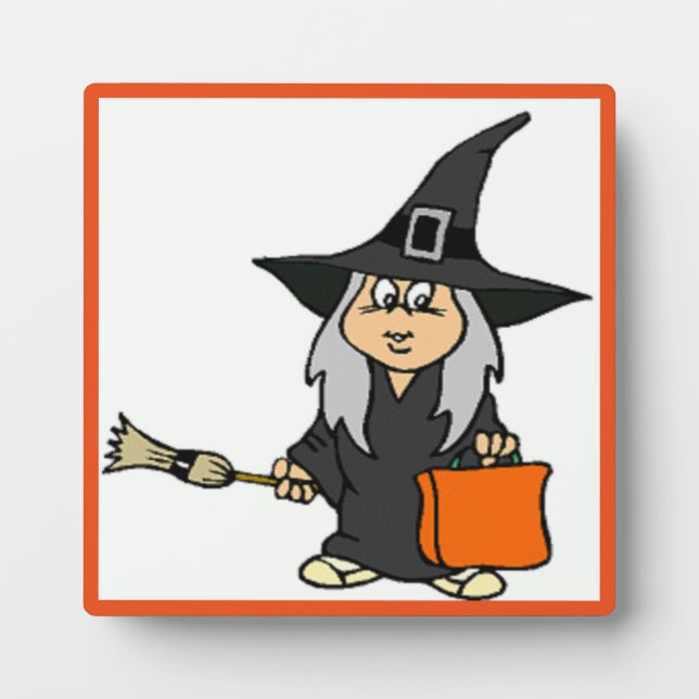 HALLOWEEN WITCH PLAQUE (Front)