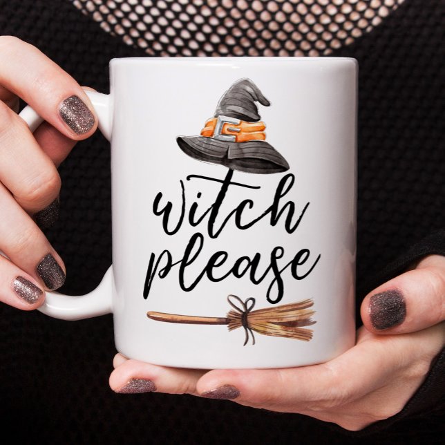Halloween Witch Please Coffee Mug (Ignite the spirit of spookiness this Halloween season with our special edition Witch Please Mug. )