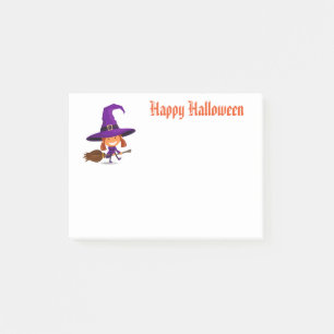 Halloween Witch Post It Notes