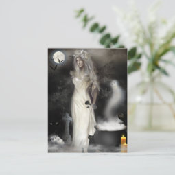 Halloween Witch Postcard | Zazzle