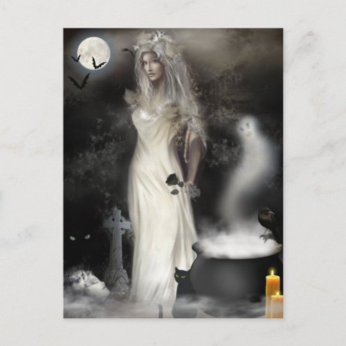 Halloween Witch Postcard