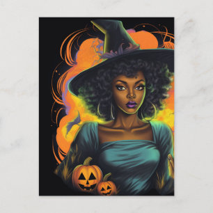 Halloween Witch Postcard