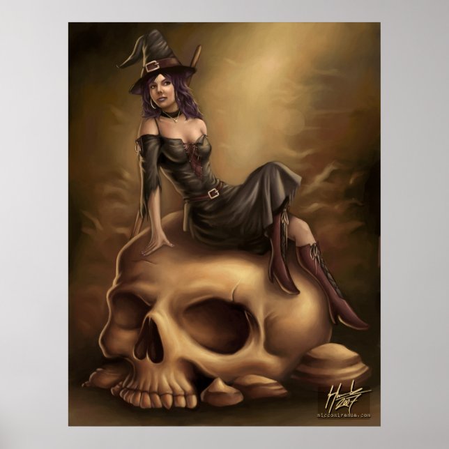 Halloween Witch Poster (Front)