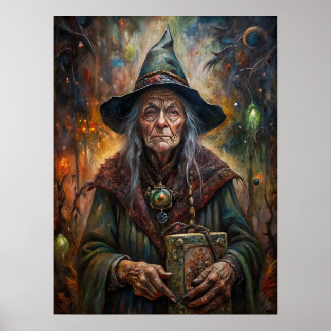 Halloween Witch Poster (Front)