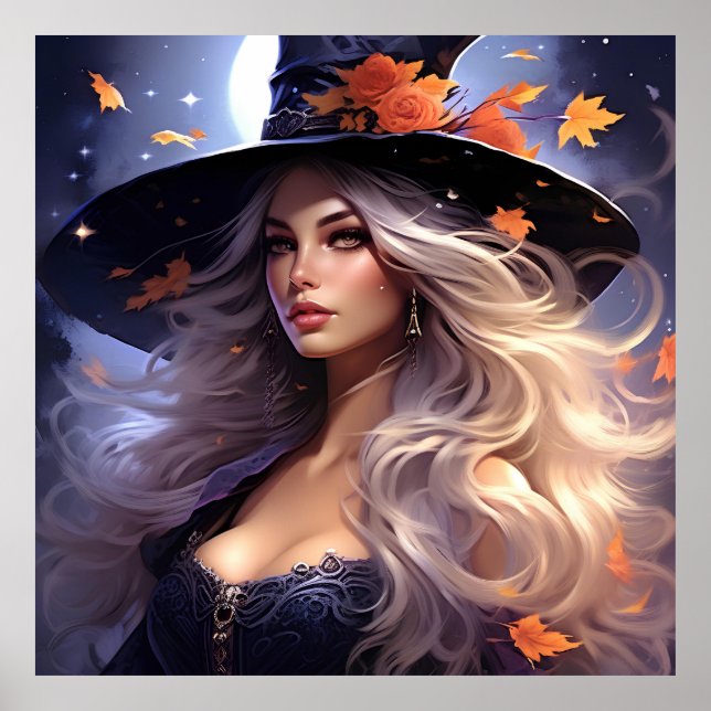 Halloween Witch Poster (Front)