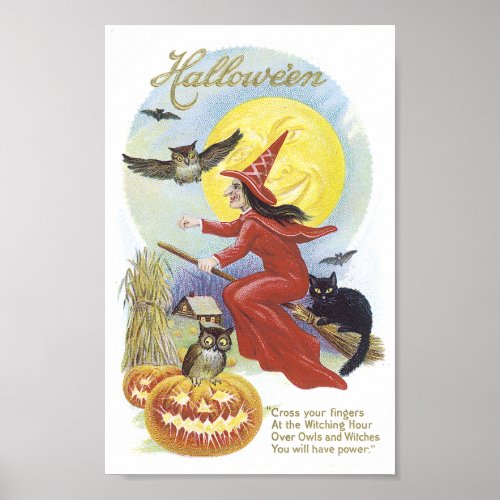 Halloween Witch Poster