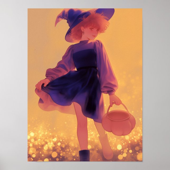 Halloween Witch Poster (Front)