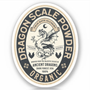 Halloween Witch Potion Apothecary Bottle Label