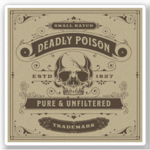 Halloween Witch Potion Apothecary Bottle Label