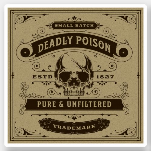 Halloween Witch Potion Apothecary Bottle Label