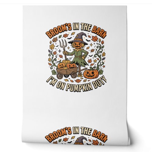Halloween Witch Pumpkin Patch Humor Wallpaper