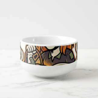 Halloween Witch Pumpkin Vibes Soup Mug