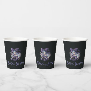Halloween/Witch/purple Paper Cups