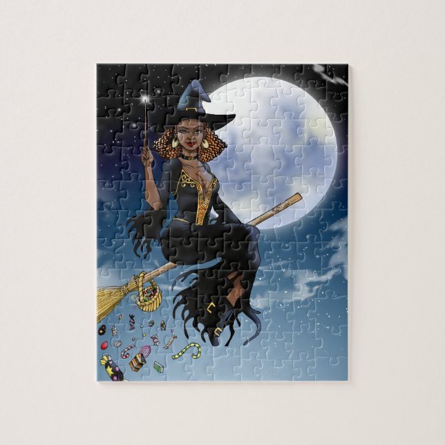 Halloween Witch Puzzle (Vertical)