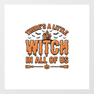 Halloween Witch Quote Vintage Vector Design_1 Floor Decals