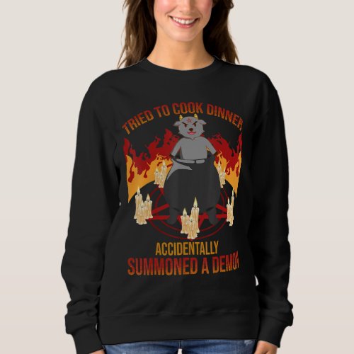 Halloween Witch Quotes  Spooky Horror Trick Or Tre Sweatshirt
