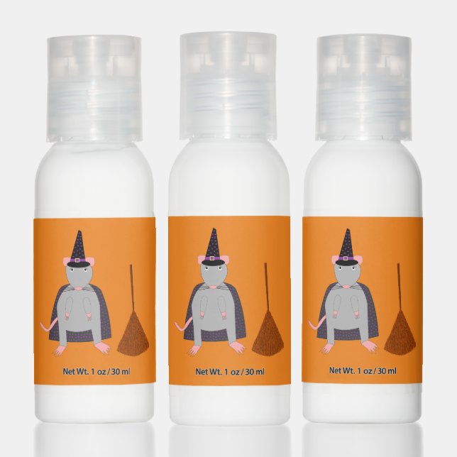 =Halloween Witch Rat and Broom Hand Lotion (Set)