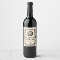 Halloween Witch’s Brew Drinks Funny Spooky Wine