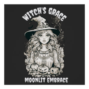 Halloween Witch Shirt Unisex Fall Shirts Poster