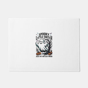 Halloween Witch Shirt Vintage Ghost Humor Design_1 Doormat