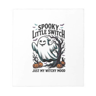 Halloween Witch Shirt Vintage Ghost Humor Design_1 Notepad