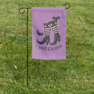 Halloween Witch Shoes Garden Flag