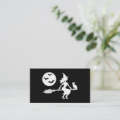 Halloween Witch Small Business Order Thank You Business Card (Standing Front)