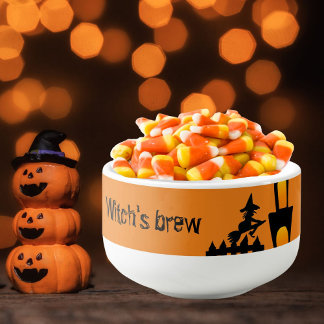 Halloween Witch soup bowl