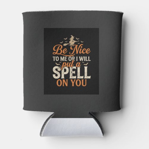 Halloween Witch Spell Graphic_1 Can Cooler