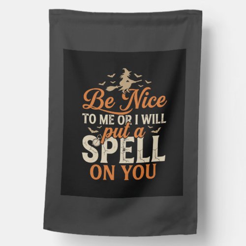 Halloween Witch Spell Graphic_1 House Flag