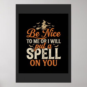Halloween Witch Spell Graphic_1 Poster