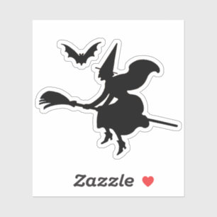 Halloween Witch Sticker