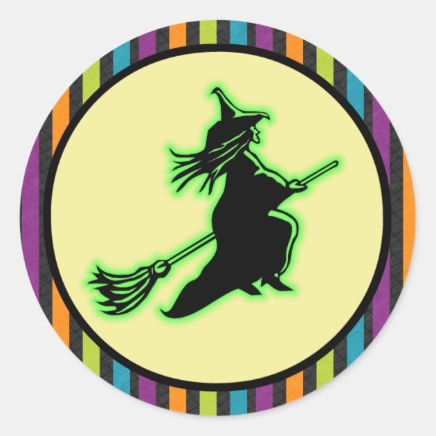Halloween Witch Stickers