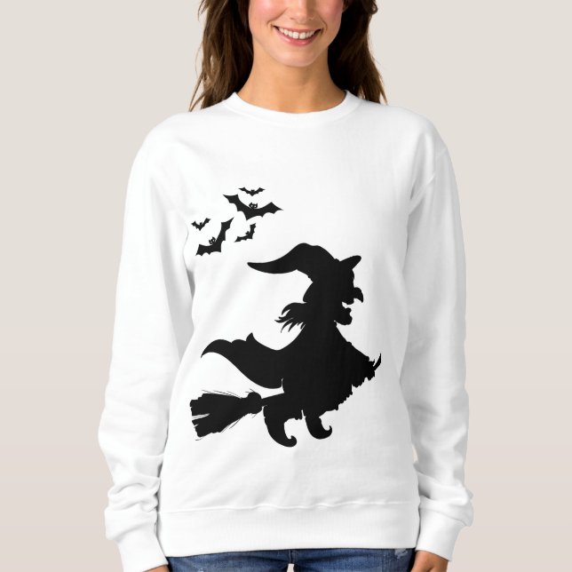 Halloween Witch Sweatshirt (Front)