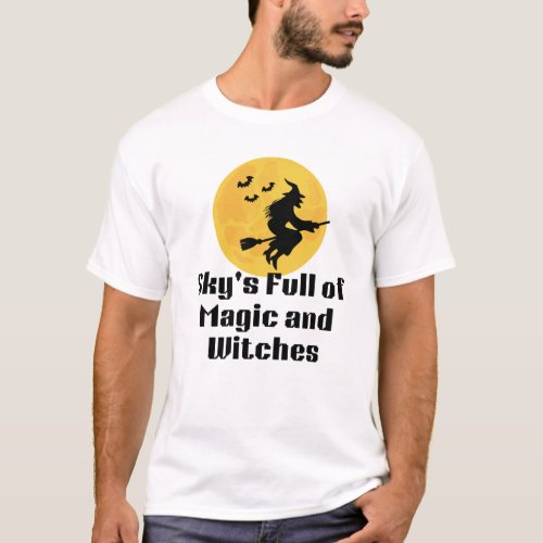 Halloween witch T_shirt