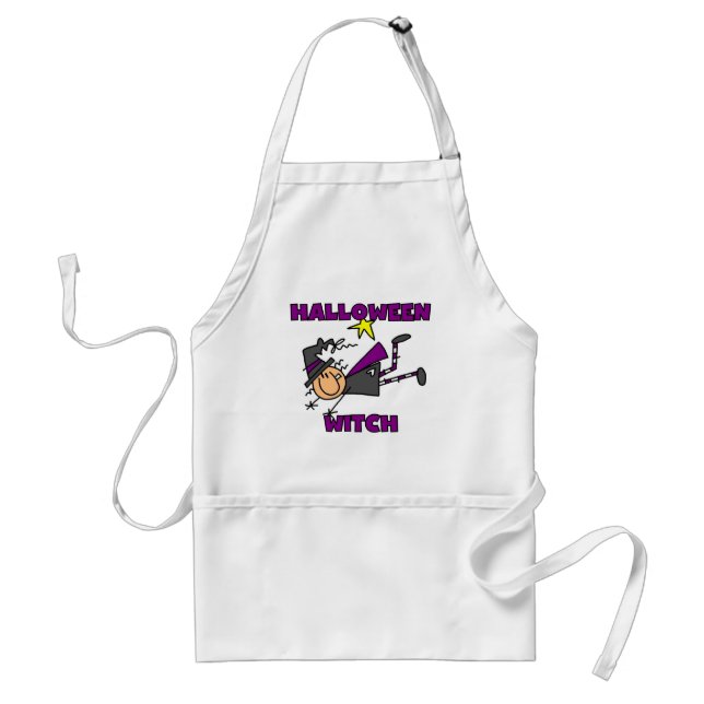 Halloween Witch T-shirts and Gifts Adult Apron (Front)