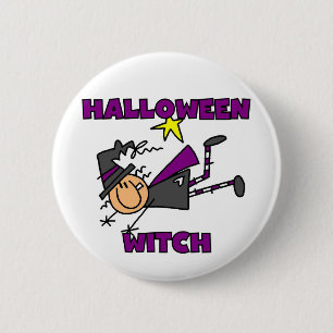 Halloween Witch T-shirts and Gifts Pinback Button