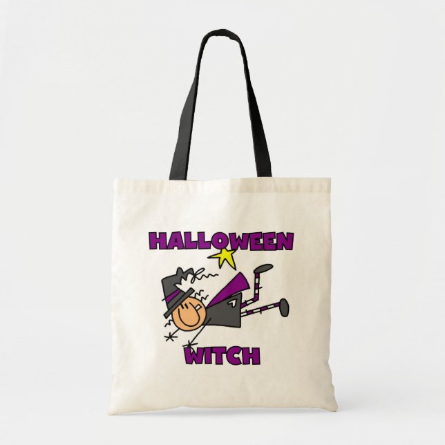 Halloween Witch T-shirts and Gifts Tote Bag (Front)