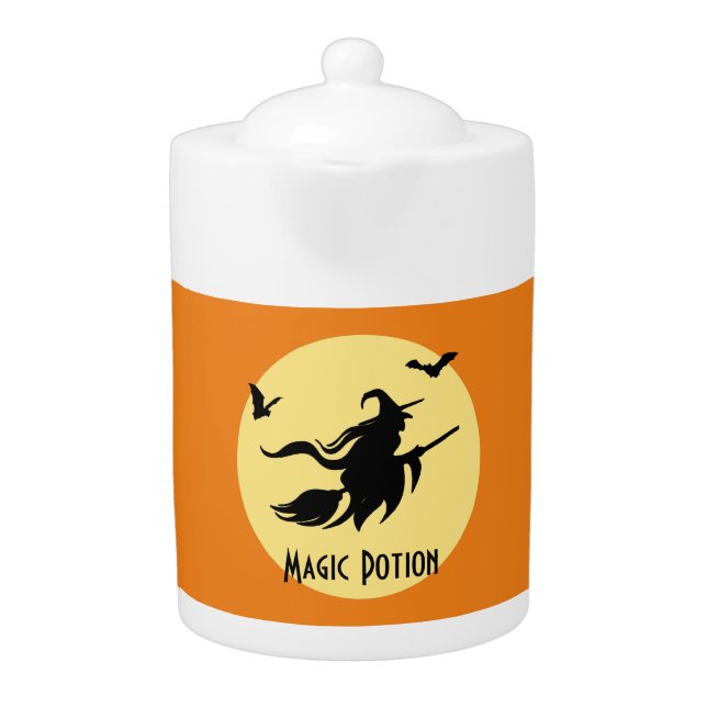 Halloween witch teapot (Front)
