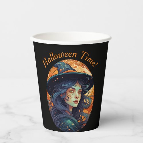 Halloween Witch Theme Party Paper Cups