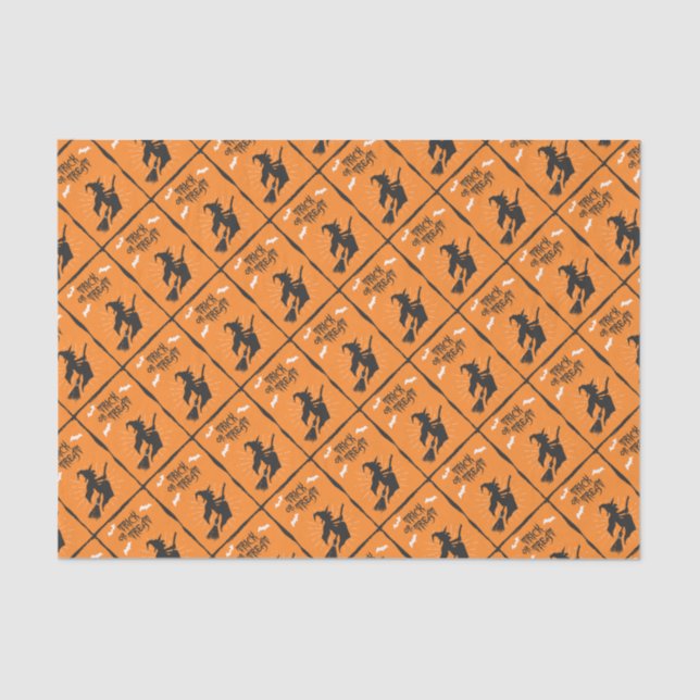 Halloween Witch Tissue Paper (Front)