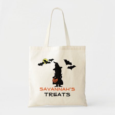 Halloween Witch Trick Or Treat Bag