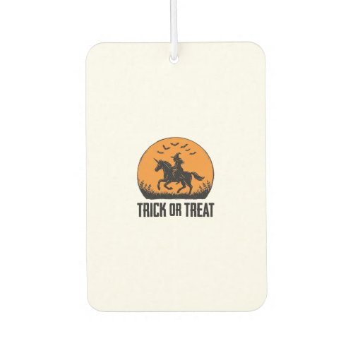Halloween Witch Trick Or Treat Vintage Moon_1 Air Freshener