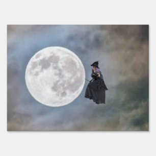 Halloween Witch-turn sign for a Double Take 