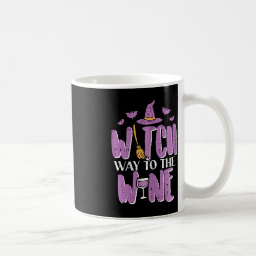 Halloween Witch Way To Funny Pun Costume Party Mom Coffee Mug