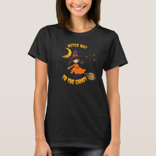 Halloween Witch- Which Way to The Candy T-Shirt